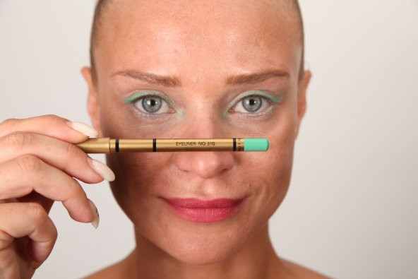 BROOKLIN Göz Kalemi -  Eyeliner No: 310(Mat Açık Yeşil) - 3