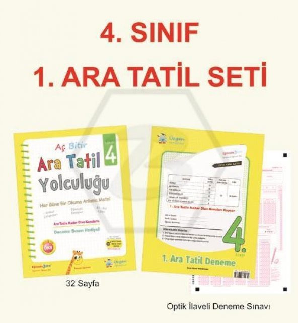 Üçgen Yayıncılık 4. Sınıf Ara Tatil Yolculuğu Seti