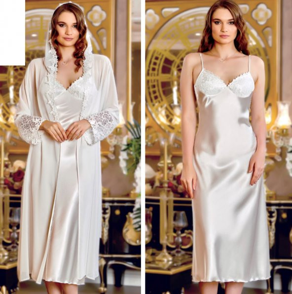 SATEN GECELİK SABAHLIK TAKIM - Resim 2