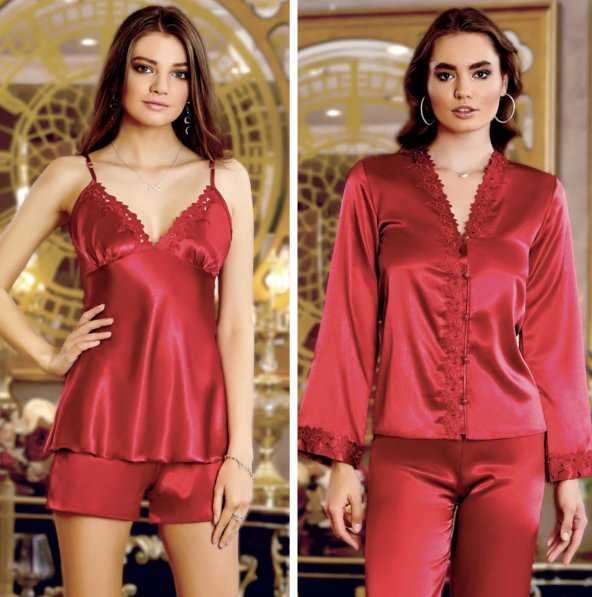 SATEN GECELİK SABAHLIK TAKIM ürün görseli