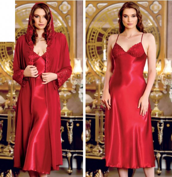 SATEN GECELİK SABAHLIK TAKIM - Resim 2