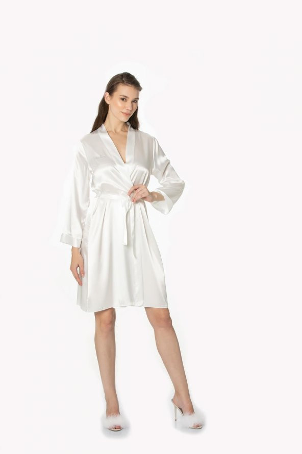 Saten Brıde Sabahlık ürün görseli