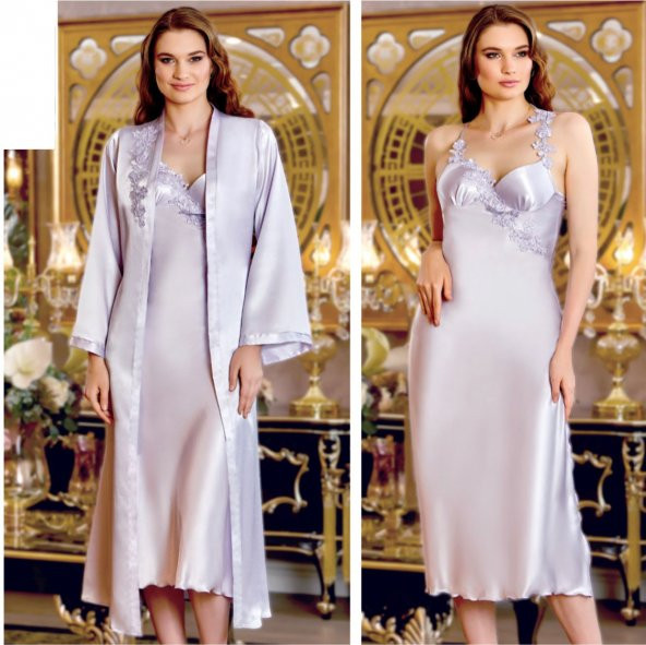 SATEN GECELİK SABAHLIK TAKIM - Resim 2