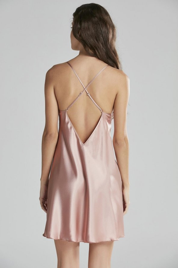 Saten Emprime Gecelik & Sabahlık Takım - Resim 6