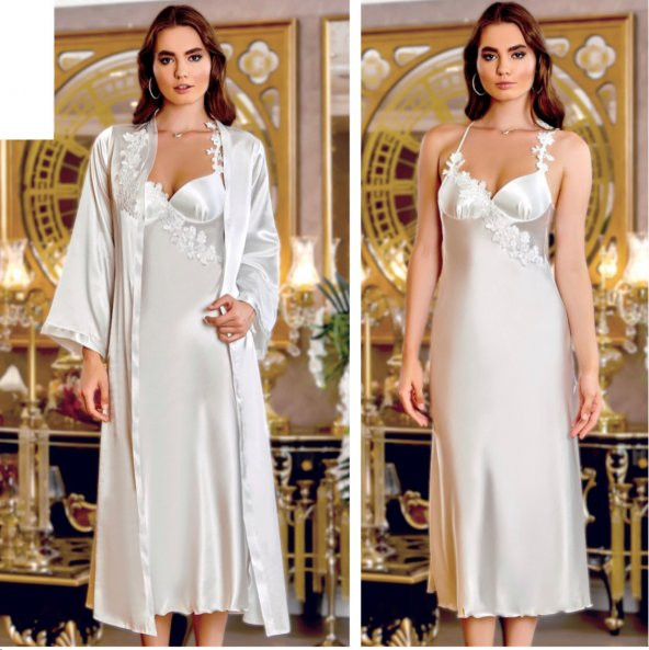 SATEN GECELİK SABAHLIK TAKIM - Resim 2