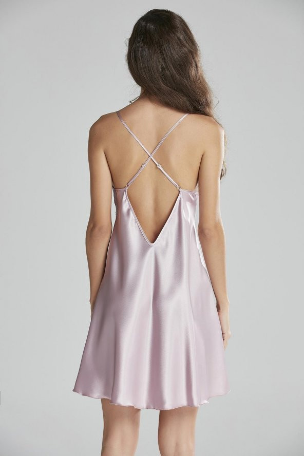 Saten Emprime Gecelik & Sabahlık Takım - Resim 6