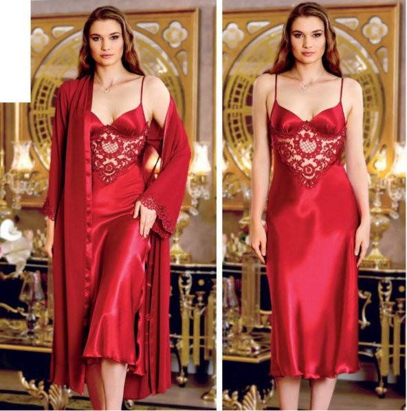 SATEN GECELİK SABAHLIK TAKIM - Resim 2