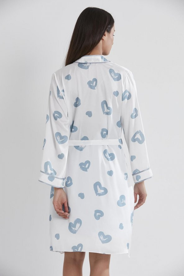 Saten Emprime Gecelik & Sabahlık Takım - 4