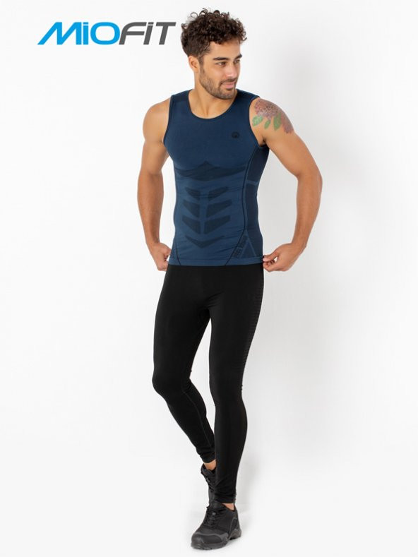 Erkek Breathable Mesh Dikişsiz Spor Atlet - 4