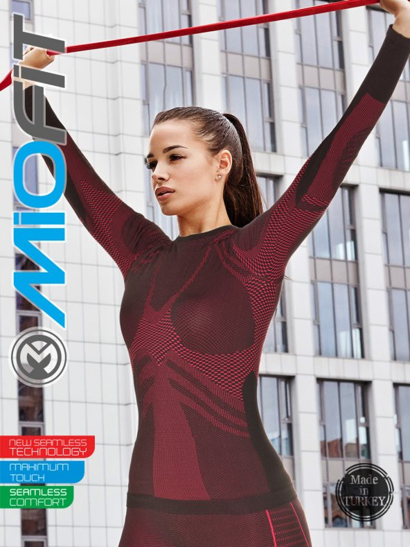 Kadın Comfortable Fit Dry Uzun Kollu Dikişsiz Spor Tişört - 8