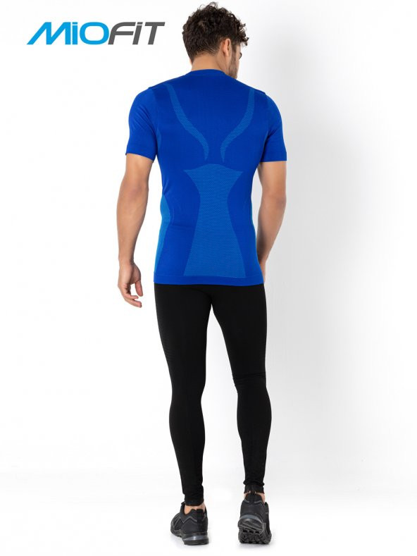 Erkek Active Wear Kısa Kollu Fonksiyonel Spor Tişört - 8