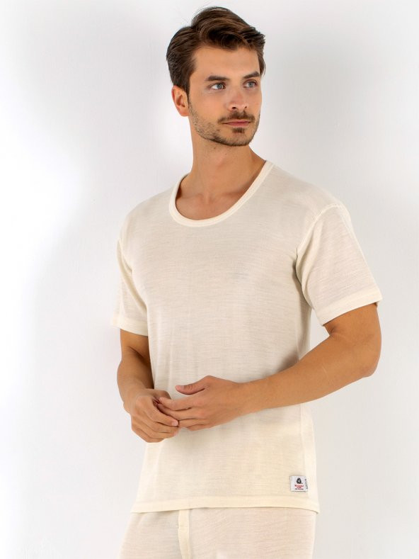 Kısa Kol Yün Fanila - 5
