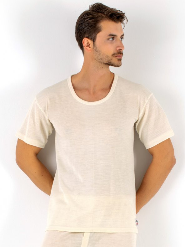 Kısa Kol Yün Fanila - Resim 8