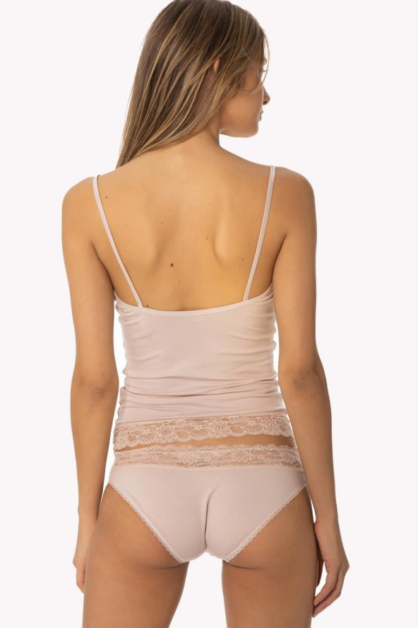 Kadın Dantelli Penye Atlet Külot / Kaşkorse Set ürün görseli