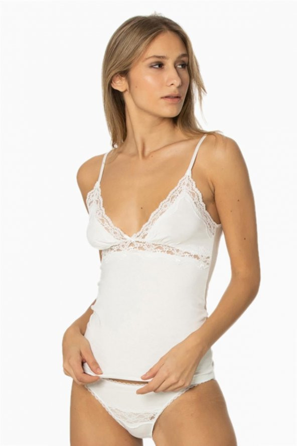 Dantelli Penye Atlet Külot Kaşkorse Set - Resim 2