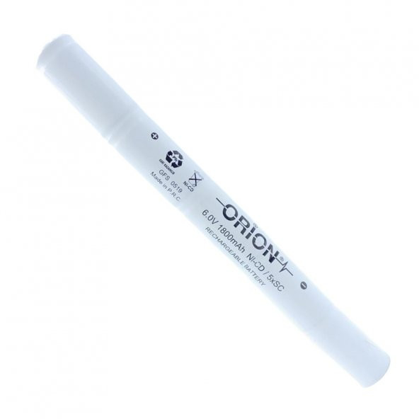 Orion 6.0V Ni-Cd SC 1800mAh Şarj Edilebilir Pil - 2