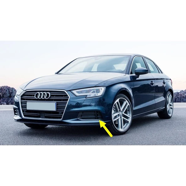 Audi A3 Sedan 2017-2020 Ön Tampon Sol Sis Farı Kapağı 8V5807681AA