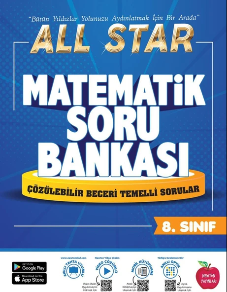 Newton 8.Sınıf Allstar Matematik Soru Bankası 2024
