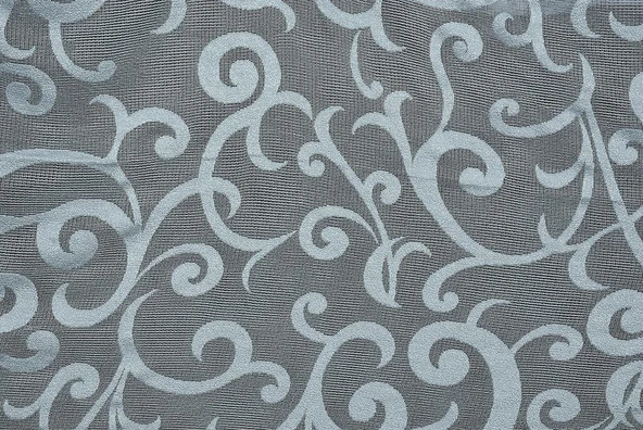 BÜYÜK SARMAŞIK MODEL GRİ RENK TEK KANAT Hazır dikilmiş Pileli Fon Perde 300*260 cm - Resim 4