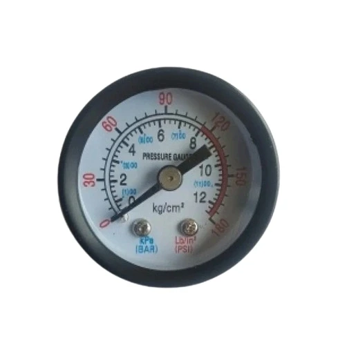 Manometre Arkadan Çıkışlı Kuru Tip Q50 - 0 - 12 Bar 1/4 - Resim 5