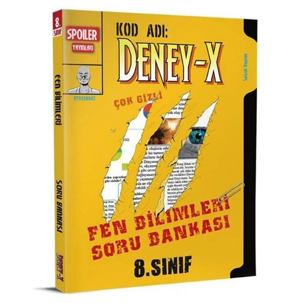 8.Sınıf Deney X Fen Bilimleri Soru Bankası