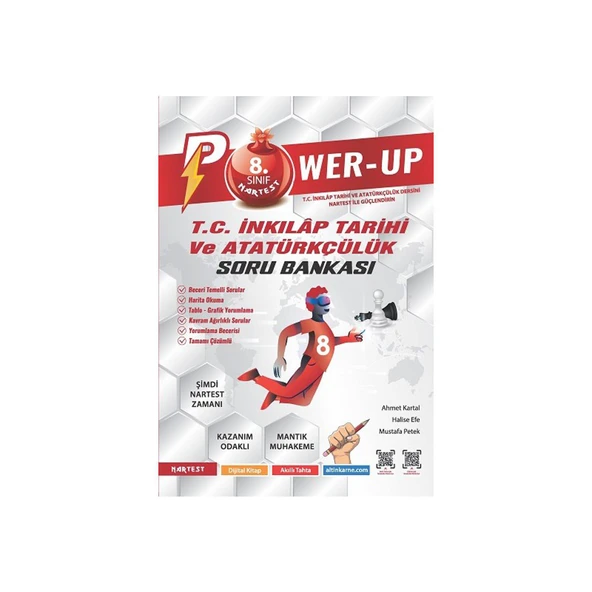 Nartest 8. Sınıf Power-Up T.C. İnkilap Tarihi Ve Atatürkçülük Soru Bankası