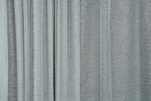GENİŞ ETEK MODEL GRİ RENK TEK KANAT Hazır dikilmiş Pileli Fon Perde 150*260 cm - 2