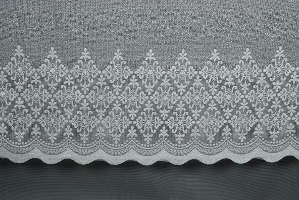 GENİŞ ETEK MODEL GRİ RENK TEK KANAT Hazır dikilmiş Pileli Fon Perde 150*260 cm - 3