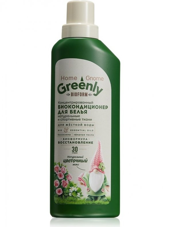 Faberlıc Home Gnome Greenly Konsantre Çamaşır Yumuşatıcı Çiçeklerin Karışımı 500 ml