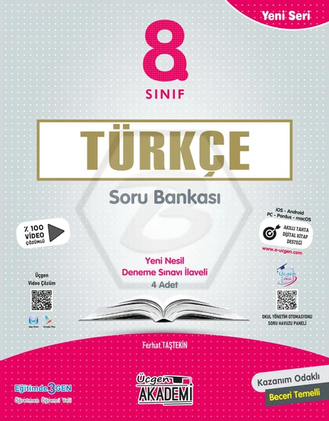 Üçgen 8.Sınıf Yeni Seri Türkçe Soru Bankası