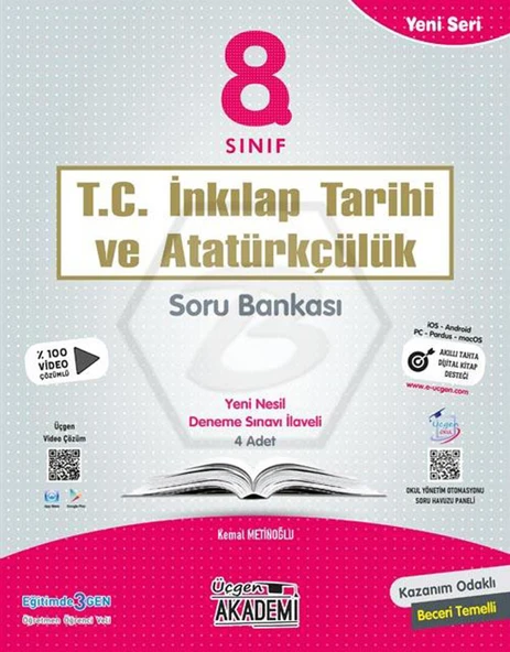 Üçgen 8.Sınıf Yeni Seri Tc İnklap Tarihi Ve Atatürkçülük Soru Bankası