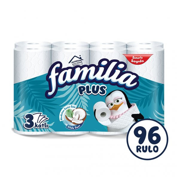 Familia Plus Coconut Tuvalet Kağıdı 96 Rulo