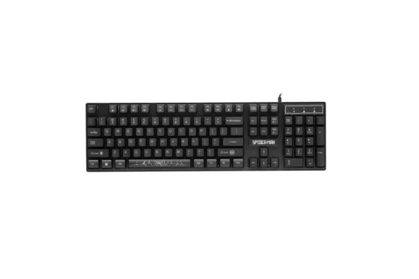 Oyuncu Klavye Mouse MousePad Seti Marvel Spiderman Örümcek Adam Gökkuşağı Aydınlatmalı Lisanslı MV-144-SM - 7