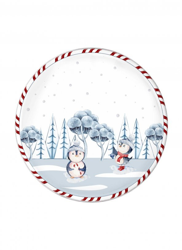 The Mia Penguin Servis Tabağı 6 Lı Set 26 cm - 2