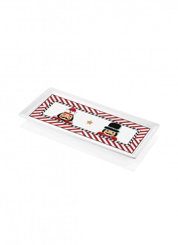The Mia Nutcracker Dikdörtgen Servis 35 x 16 cm - 2