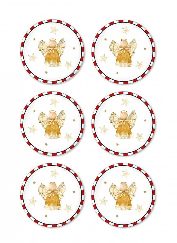 The Mia Globe Pasta Tabağı 6 Lı Set 19 cm - 3