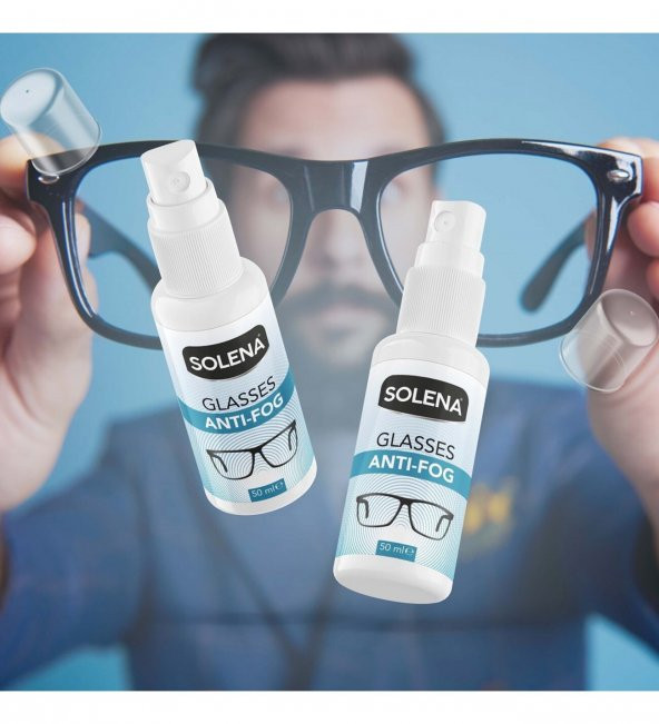 Buğu Önleyici Sprey 2 X 50 ml Gözlük Camı Buğu Önleyici Sprey Vizör Camı Buğu Önleyici - 3