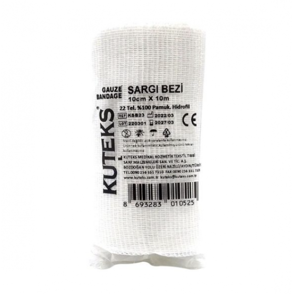 Kuteks Sargı Bezi 10 cm X 10 M
