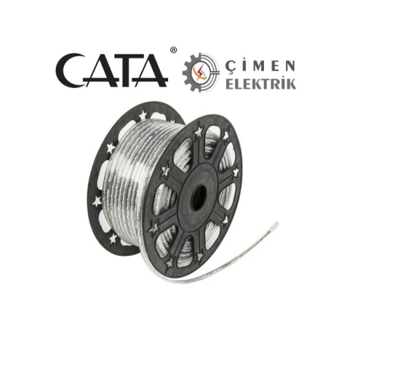 25 METRE CATA CT 4549 3 Çip Dış Mekan Şerit Led Beyaz 220V
