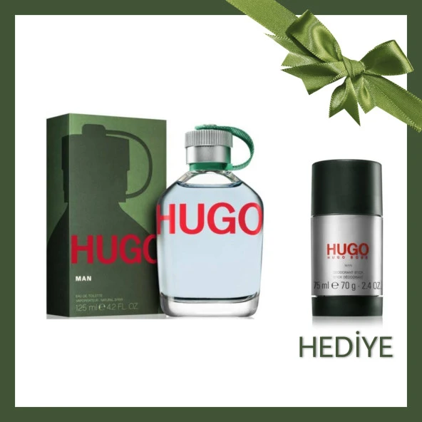 Hugo Boss Green  Edt 200 ml Erkek & Green Deo Stick 75ml
