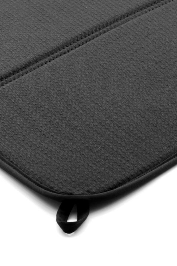 Bulaşık Kurutma Örtüsü Nanofiber Bulaşık Matı Kurulama Bezi Ultra Emici Bulaşık Örtüsü Siyah - 6