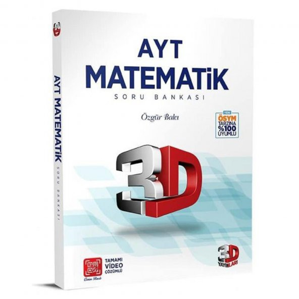 2023 AYT 3D Matematik Tamamı Video Çözümlü Soru Bankası