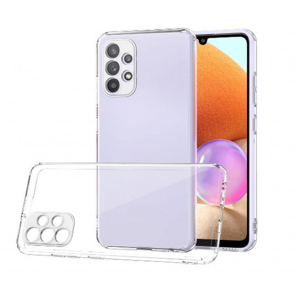 Samsung Galaxy A52 Şeffaf Tıpalı Yumuşak Slikon Kılıf - 2