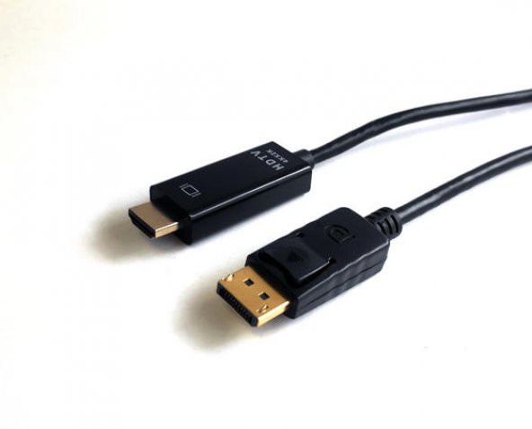 Beek BC-DSP-DP-HA-UHD-02-1 2 Mt DISPLAY PORT to HDMI 4K 30Hz Gold Görüntü Kablosu