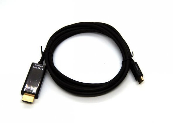 Beek BC-DSP-USBC-HA-02-UHD60 2 Mt Type C to HDMI Erkek-Erkek 4K 60Hz Gold Görüntü Kablosu