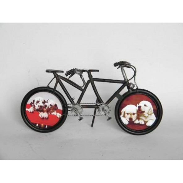 HEDİYELİK › KARIŞIK › Metal Objeler-RD Bike-photo frame Resim çerçevesi-32*9*17 CM. ürün görseli
