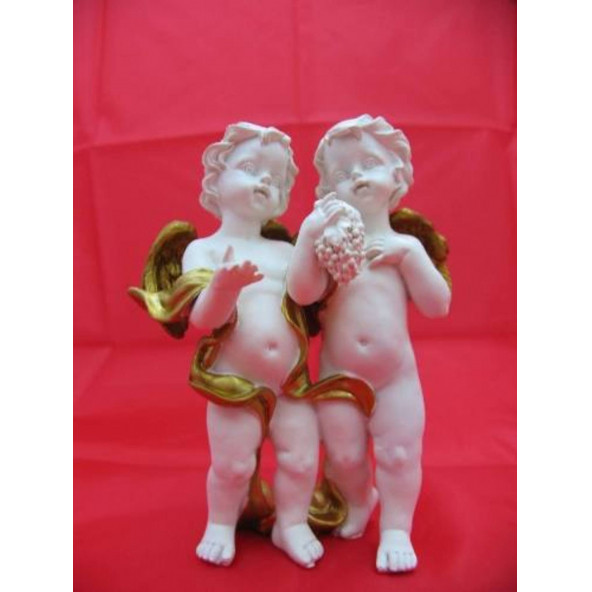 HEDİYELİK › KARIŞIK › Melek Figürler-QQC MELEK ÇİFT>>11X8X15 CM.
