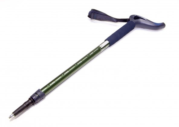 Doğada Yürüyüş Batonu - Yeşil Forclaz 3 Teleskopik Parça Push Pin 90/95/100/105/110 cm  Meridyendukkan - 2