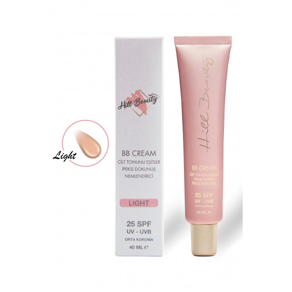 Hill Beauty BB Krem Light 40 ml SPF25 Cilt Tonu Eşitleyici Hyaluronik Asit Leke Karşıtı Nemlendirici - 2