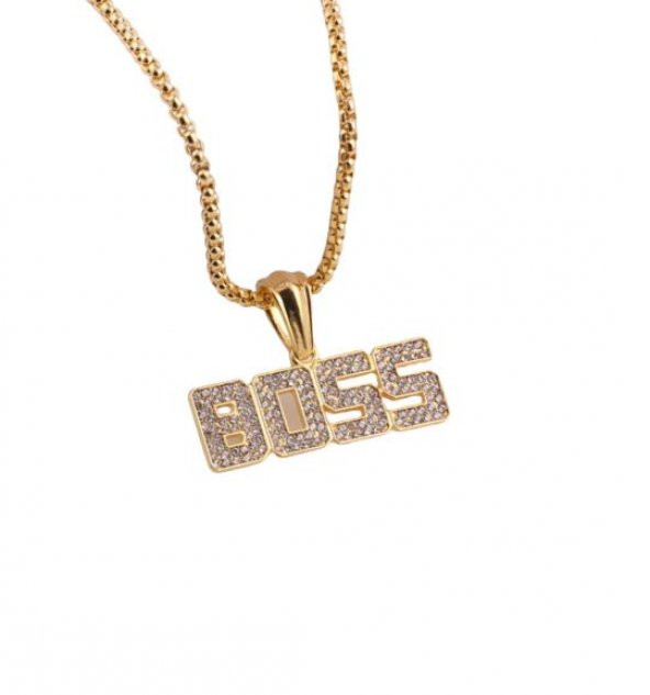 Boss Patron Thug Life Hip Hop Unisex Kolye Zinciri - 4